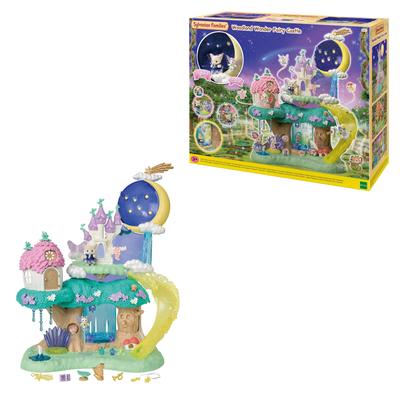 Spielwelt SYLVANIAN FAMILIES "Funkelndes Waldfeenschloss", bunt, Spielfigurenwelten, Kinder