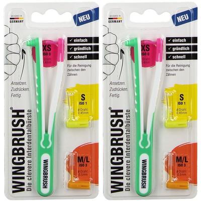 Wingbrush Starter SET x2 2x1 St Zahnbürste