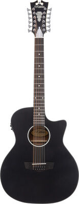DAngelico Premier Fulton LS Matte Black Noir mat
