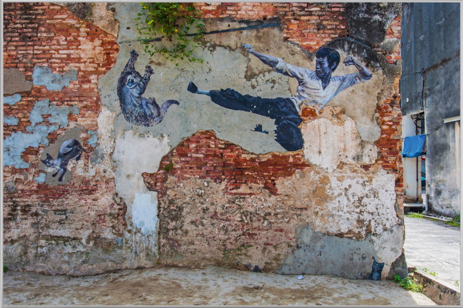image LAND Street Art mit Kämpfer