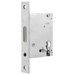 Riegel-Einsteckschloss B 1308, PZ, D55, F20 x 160 rund, NiSi