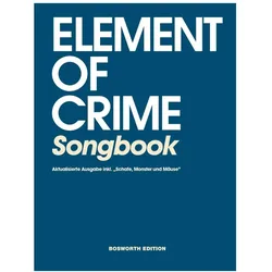 Element Of Crime: Songbook inklusive Schafe, Monster und Mäuse, Fachbücher von Element Of Crime