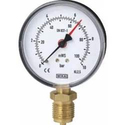 Manometer/Hydrometer d 100 mm 0–4,0 bar (40 m WS)