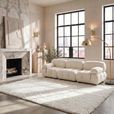 SAFAVIEH Handmade Supreme Shag Anneclaar Solid Polyester Rug