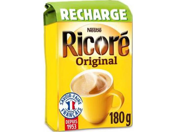 Nestlé Ricore Original Pack Éco Mélange de Café Instantané et de Chicorée, 180 g