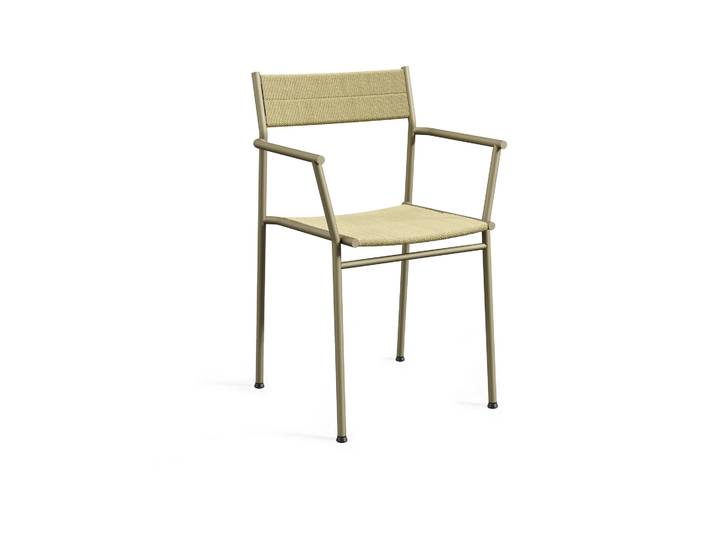 Northern Vev Armlehnstuhl Grey beige-natural rope