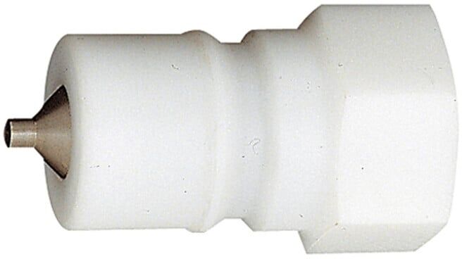 Riegler Nipple de fermeture double, POM, G 1/8 IG, DN 4,3 (246.81)