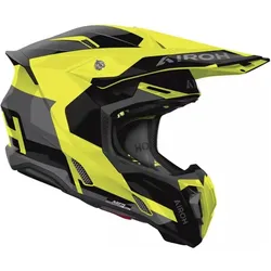 Airoh, Motorradhelm, Twist 3 Fancy Yellow Gloss Motorradhelm (M)