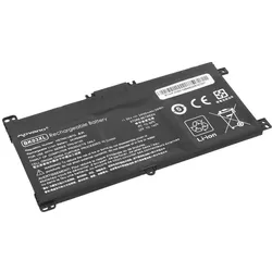 Movano Bateria Bateria BK03XL do HP Pavilion x360 14-BA (3400 mAh), Notebook Akku, Schwarz