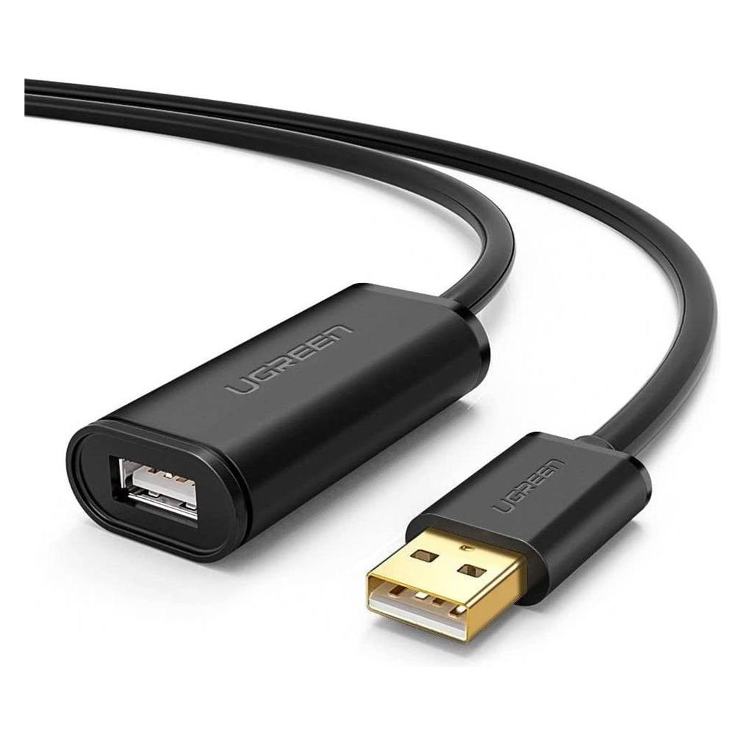 Ugreen Kabel przed?u?aj?cy USB 2.0 US121, aktywny, 20m (czarny) (20 m, USB 2.0) (10324)