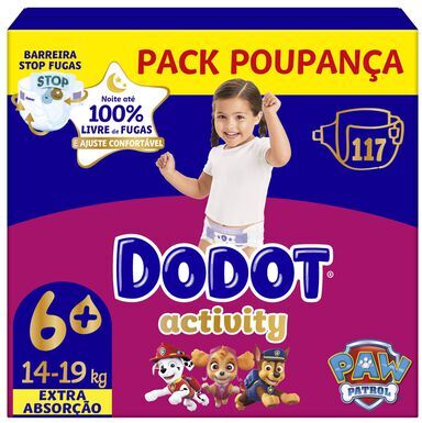 Dodot Activity 14-19 kg T6+ 117 un