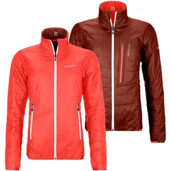 Ortovox Swisswool Piz Bial Jacket Damen Isolationsjacke rot- Gr. XS