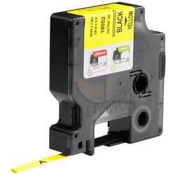 Etiketten DYMO IND RHINO S0718270 Polyolefin Bandfarbe: Gelb Schriftfarbe:Schwarz 6 mm 1.5 m