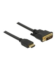 Delock HDMI zu DVI 24+1 Kabel bidirektional 3 m Digital/Daten Digital/Display/Video Video/Analog 3 m (85655)