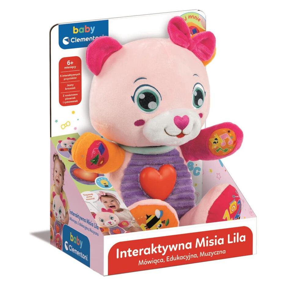 Clementoni Interaktive sprechende Bärin Lila Polnische Sprache - 50387 (62886296)