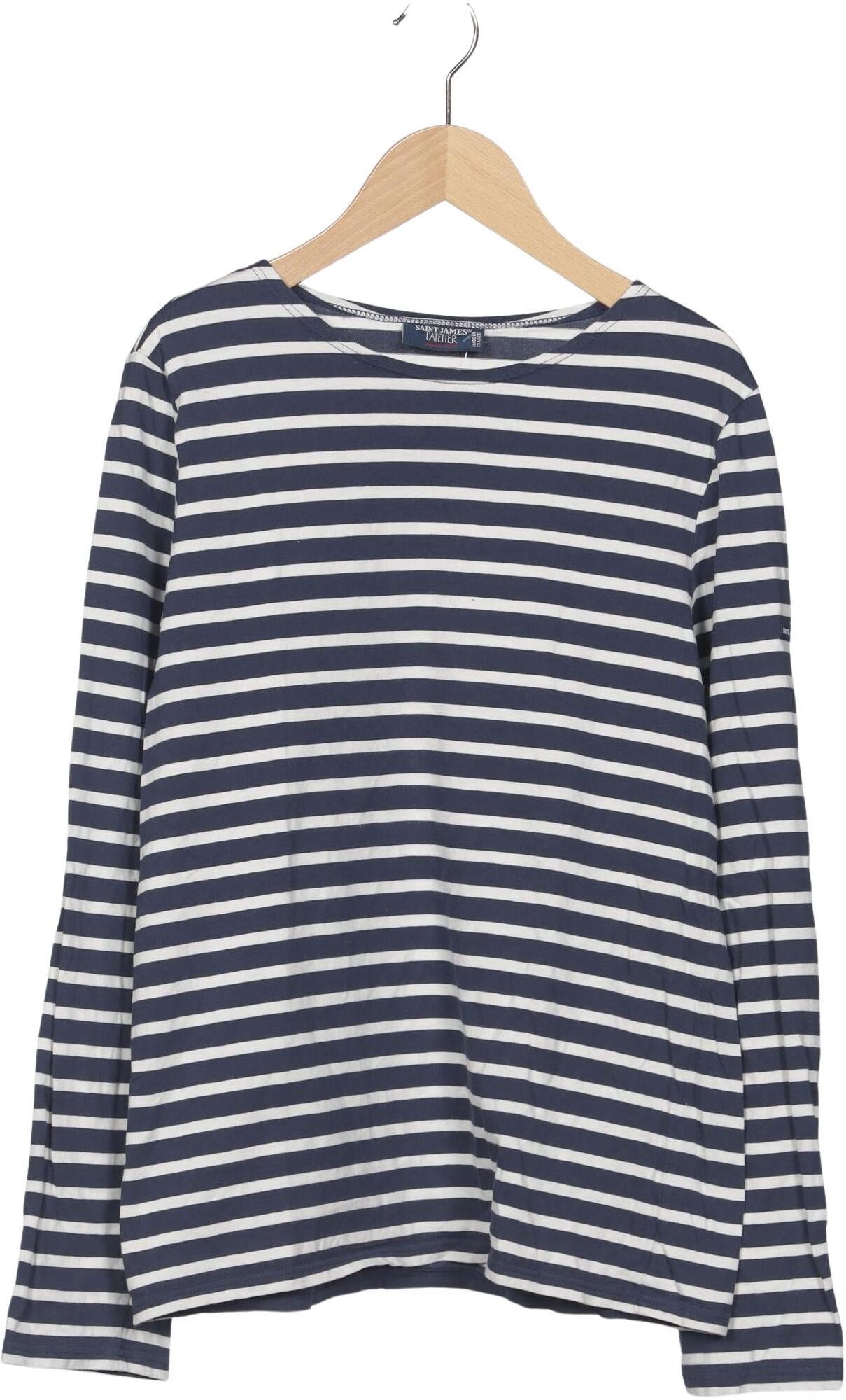 Saint James Herren Langarmshirt, Mehrfarbig, Gr. EU 48, Baumwolle - Second Hand