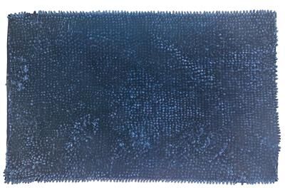 IH Casa Decor "Shining Cheniile Bath Mat 20""X32"" Blue"