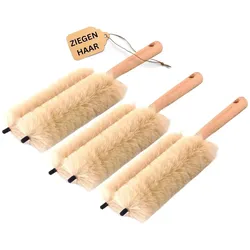 Novaliv 3X Jalousienbürste Jalousien Rolladenbürste Rollo Reinigungsbürste 29x8x5cm IDEAL auch als Heizung Reinigungsbürste 2-Fach Gabel Jalousien-Staubwedel dustoff Rollladen reinigen