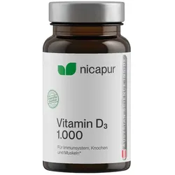 Nicapur Vitamin D 1000 Kapseln 120 St