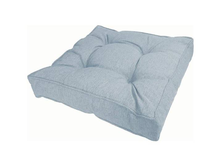 Coussin d'Assise Extérieur 50x50x10 cm - Pour Jardin Balcon et Terrasse - Résistant aux Intempéries Bleu