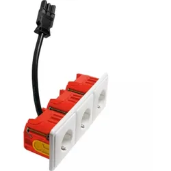 Peha Dreifach Steckdose SCHUKO H 80.661367302GE30BW