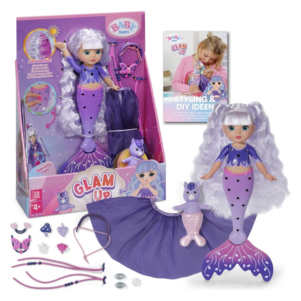 Zapf Creation BABY born Magic Makeover Pretty in Purple (871799)