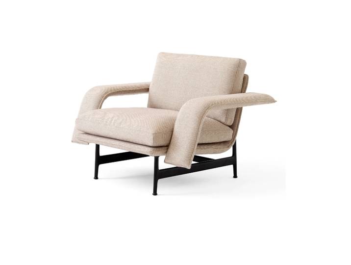 &Tradition Meantime AV29 Lounge-Sessel Warm black-Hallingdal 0220