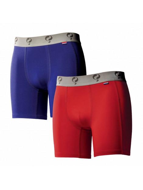 Q1905 Boxer 2-pack blue / red