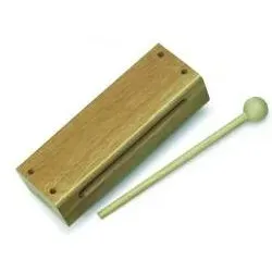 Holzblock mit Beater