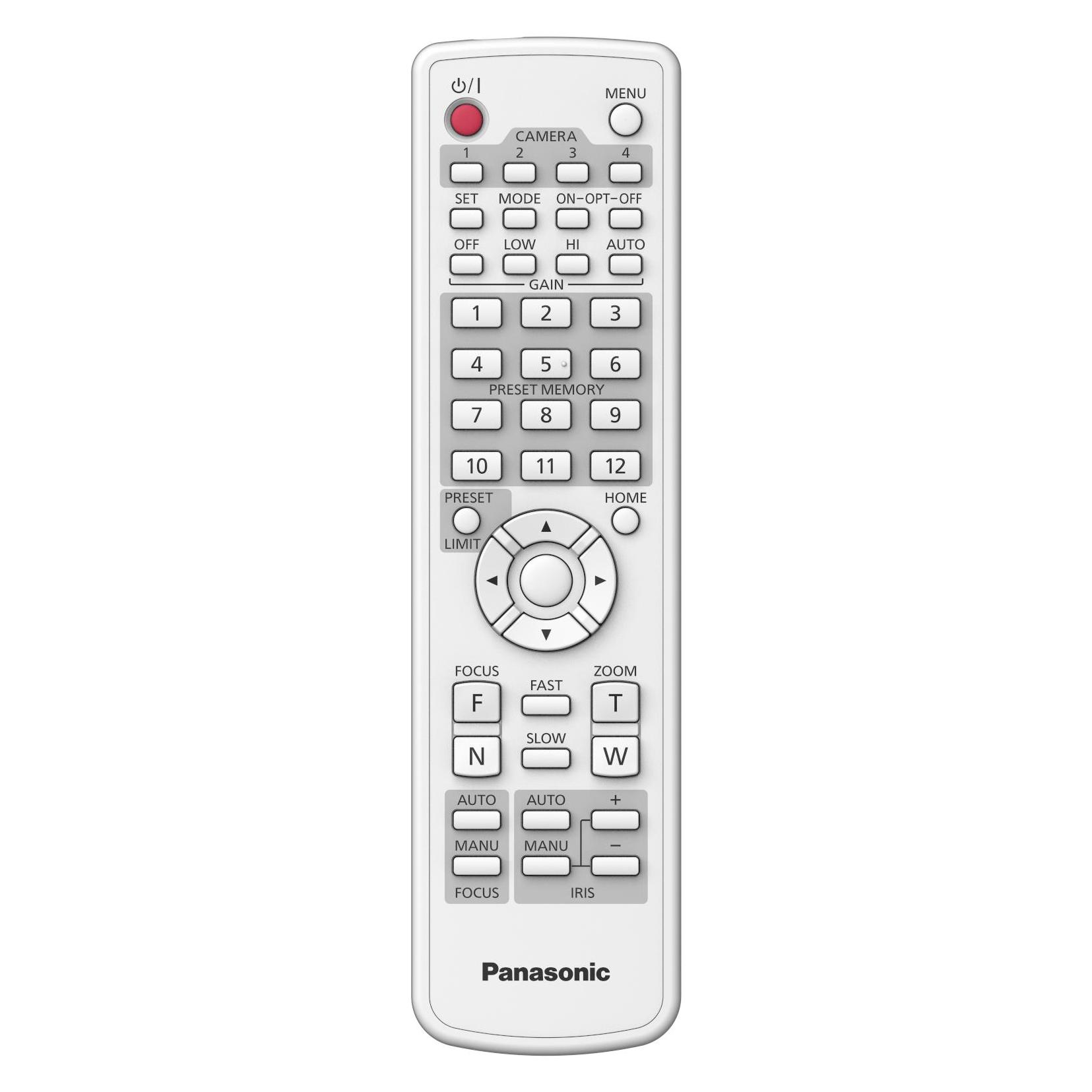 Panasonic AW-RM50AG - Fernbedienung für AW-UE4| AW-HN38| AW-HE38| AW-HN40| AW-HE40S| (Gerätespezifische Fernbedienung, Infrarot) (AW-RM50AG)