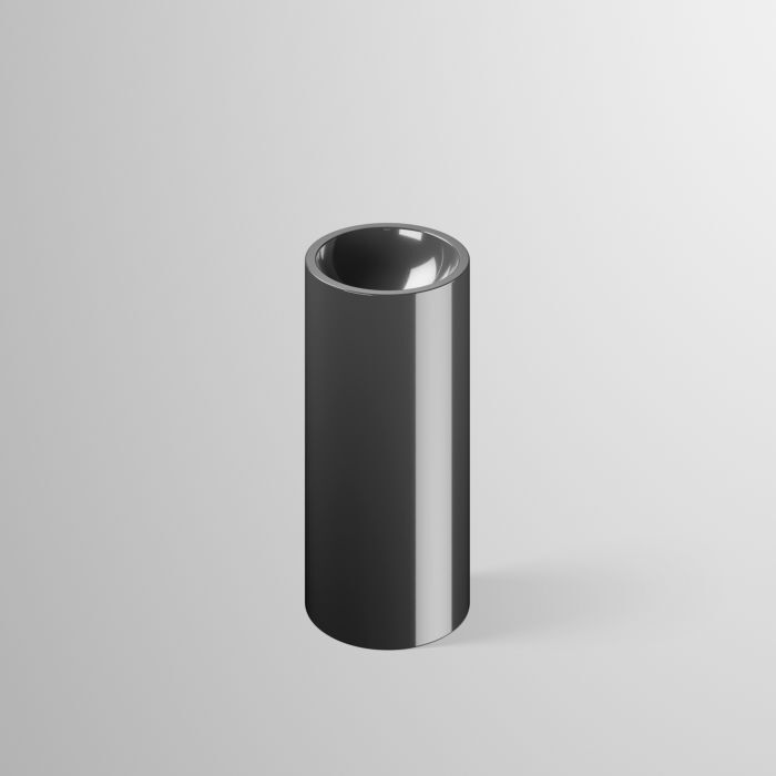 Alape Metallic Dark Iron Säulenwaschtisch 4503000190 404 x 900 x 444 mm, dark iron, ohne Hahnloch/Überlauf