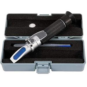 PCE Refraktometer 032, analoges Handrefraktometer, misst Zuckergehalt von Wein und Säften