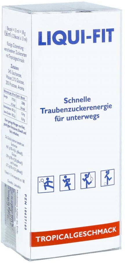 Liqui Fit flüssige Zuckerlösung Tropical Beutel 12stk