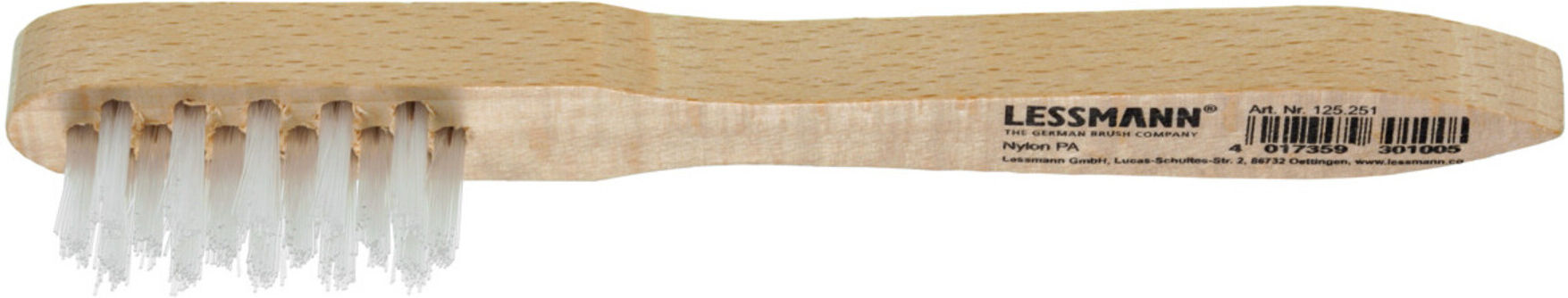 Lessmann Zündkerzenbürste Nylon glatt 0,30 mm, Typ: W (125251)