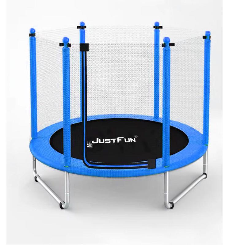 Kindertrampoline, 152 cm - Freizeitgerät mit Stahlrahmen und Schutzhülle