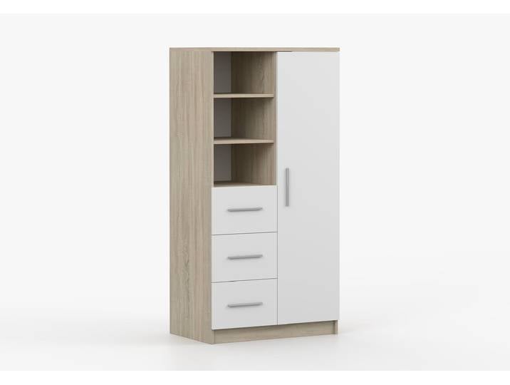 Regal OMEGA III 05 80 cm Sonoma Eiche Weiß