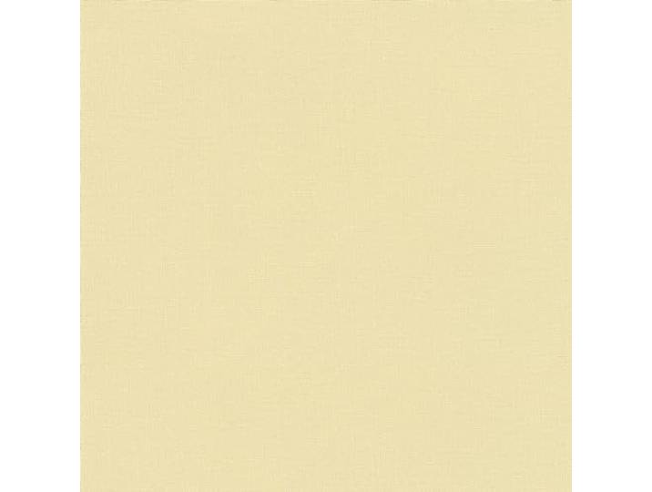 Rasch Tapete 447521 - Einfarbige Vliestapete in Gelb mit Leinenoptik, Textilstruktur aus der Kollektion Country Charme