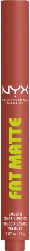 NYX Professional Makeup Fat Matte lip balm with mattifying effect Rose Robe 2 g