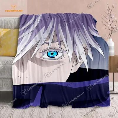 Shop Station Anime Throw Blanket Soft Flannel Gojo & Yuji Cozy Bed And Travel Blanket b 30x35inch