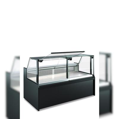 KLIMAITALIA Belüftete Tafel. AISI 304 Edelstahltank. Temperatur 0/+10°C. Horizontale LED-Beleuchtung. Klimaitalia SAMA 125 L