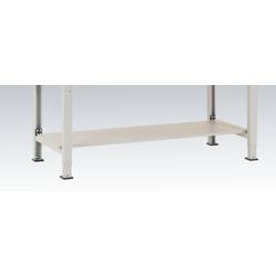 Manuflex AS1113 Zwischenboden Melamin lichtgrau 1735x 500x19mm, mit Unterzug für PACKTISCH 2000mm o h n e Bügel