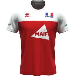 Errea, Damen, Sportshirt, trikot france brandon maif 2024/25 (L), Rot, L