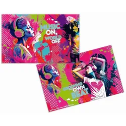 HERMA Schreibtischunterlagen 55,0 x 35,0 cm Music Girl