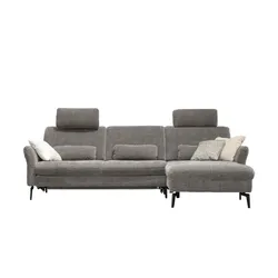 Kollektion Kraft Ecksofa Cord DANTE ¦ grau