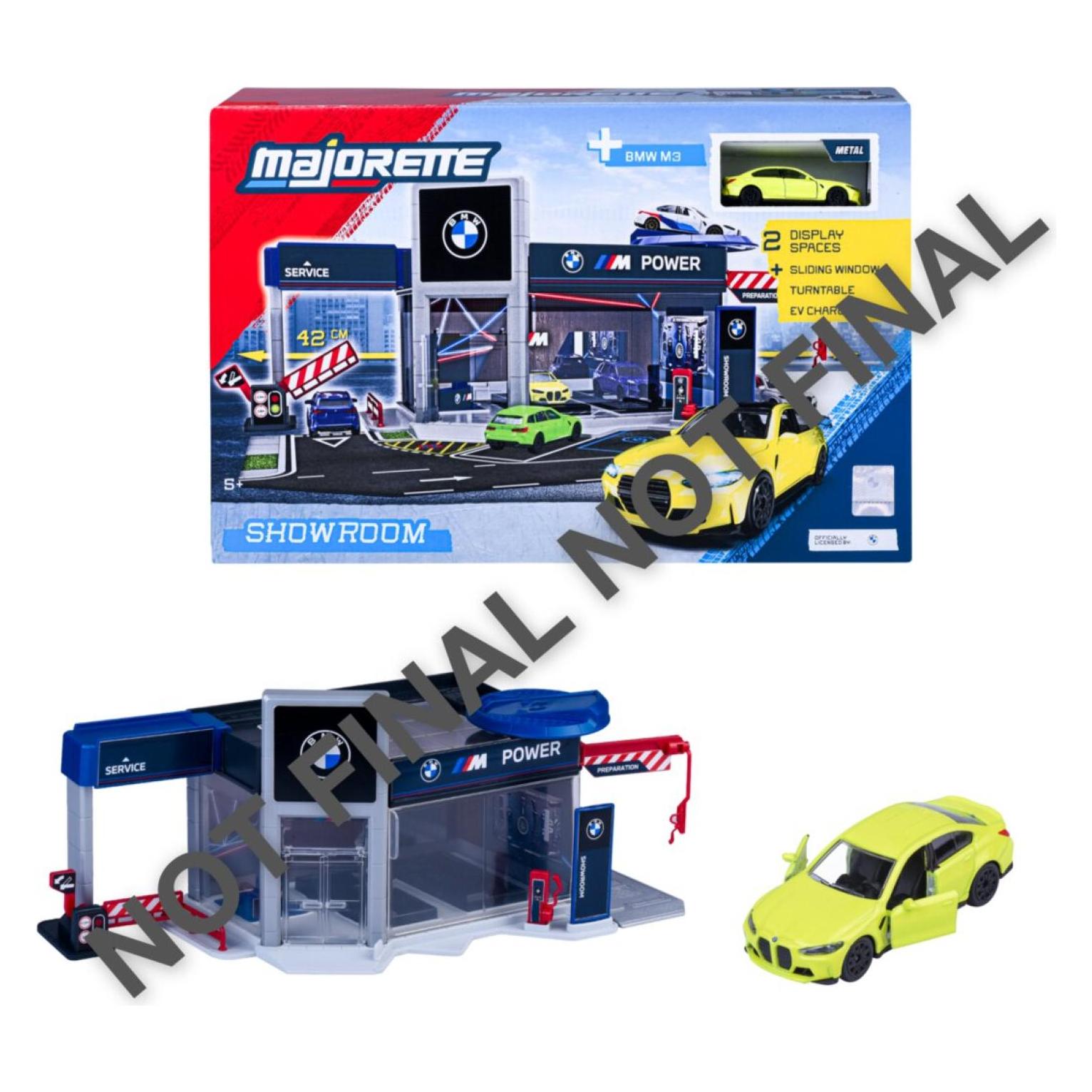 Majorette BMW Showroom Set + 1 Vehicle (8502106000)