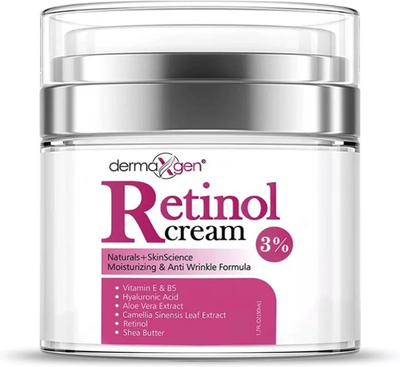 USA Free Shipping Shop Anti Aging Dermaxgen Retinol Moisturizer For Face & Eye, Retinol Cream For Wrinkles, Fine Lines, Firming, And Youthful Anti Aging Dermaxgen Retinol Moisturizer For Face & Eye, Retinol Cream For Wrinkles, Fine Lines, Firming, And You