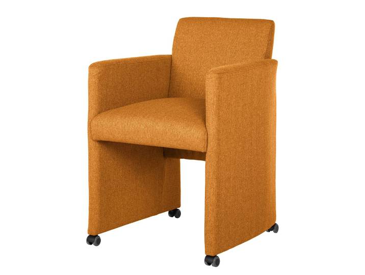 Sessel Konna Gold/Apricot Flachgewebe 59 x 86 x 65cm