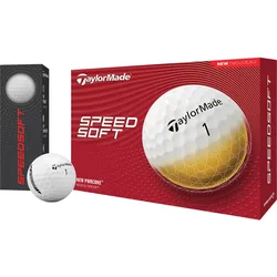 TaylorMade Golfbälle Speedsoft - 12er Pack, weiss