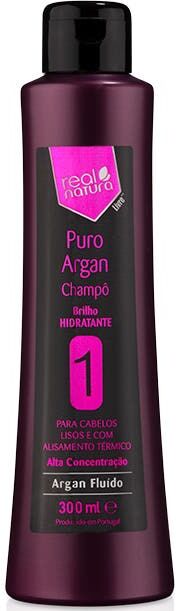 Real Natura Champú Sin Sal Puro Argán 300 ml
