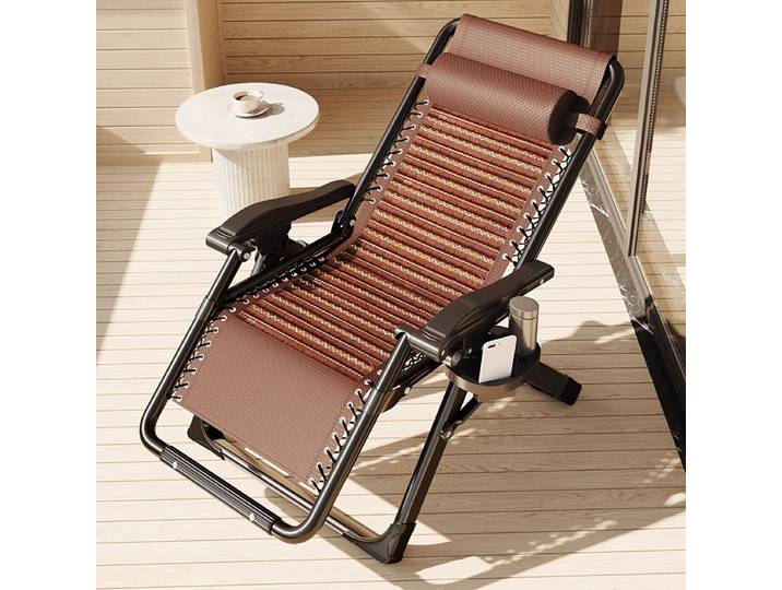Chaise longue pliante pause déjeuner chaise de loisirs personnes âgées plage sieste chaise canapé chaise paresseuse
